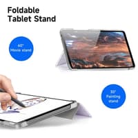 Samsung Galaxy Tab A9 8.7" - Dux Ducis Unid Series, aufstellbares Flip-Etui, violett – Bild 9