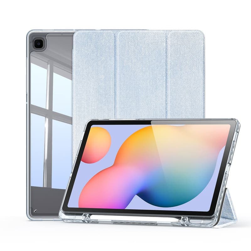 Samsung Galaxy Tab S6 Lite - Dux Ducis Unid Series, étui à rabat relevable, bleu