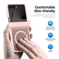 Galaxy Z Flip8 - Dux Ducis Yind Series avec Magsafe en rose clair – Bild 5