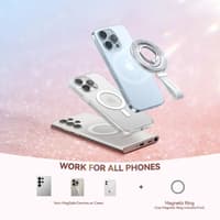 Joyroom - Magnetic ring holder for smartphones, white – Bild 6
