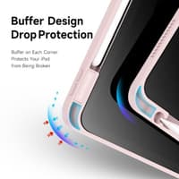 iPad Air 4/5/6/11 10.9 - Dux Ducis Magi Series, stand-up flip case, pink – Bild 8