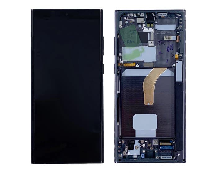 Samsung Galaxy S22 Ultra S908B LCD phantom black, new, original – 2