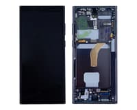 Samsung Galaxy S22 Ultra S908B LCD phantom black, new, original – Bild 2