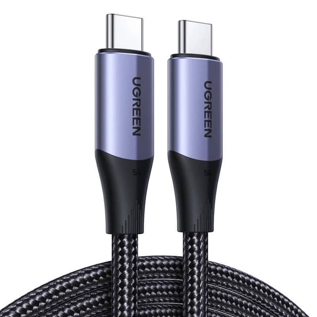 UGREEN - USB-C to USB-C 240W Fast Charging Woven Cable, US355 1m, Black