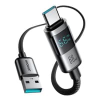 Joyroom Digital Display Fast Charging Cable (S-A16Pro) Type-A to Type-C, 1.2m, Black – Bild 2
