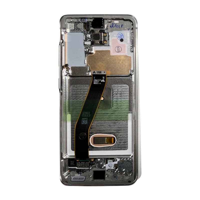 Samsung Galaxy S20 Frontglas / LCD SM-G980F cosmic gray, pulled