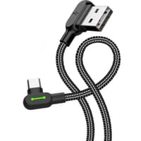 McDodo - 90° USB-A to USB-C Charging Cable, 3m, Schwarz – Bild 3