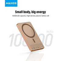 Maxco MP38 - Powerbank 5000mAh, compatible Magsafe, ultrafin, léger et portable, argent – Bild 4