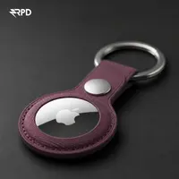 AirTag Schlüsselanhänger - RPD Case im gewebten Twill-Look, Weinrot – Bild 4
