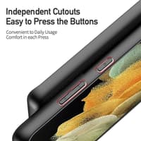 Samsung Galaxy S21 Ultra - DUX DUCIS Fino Case, Backcase TPU, schwarz – Bild 6