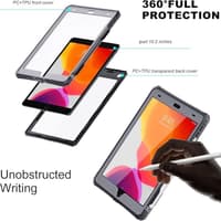 Shellbox - Waterproof case for iPad 10.2" (7th/8th/9th gen), black - shockproof & IP68-certified – Bild 3