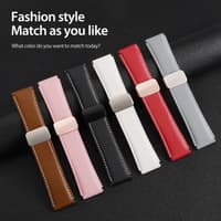Galaxy Watch - DUX Gadget Series Bracelet en cuir véritable (20mm), version YA Gris – Bild 8