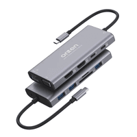 UC301- Onten 12-in-1 4k 30Hz Usb-C to {PD 3.0} {Usb-C} {3.5mm Jack} {HDTV{4k 30Hz} {VGA 1080 P} {USB 3.0 X 3} SD/TF Card Slots} – Bild 3