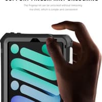 Shellbox - Waterproof case, iPad Mini (6th/7th gen), black – Bild 5