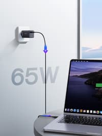 Joyroom - 65W GaN Ultra 2C1A fast charger + 100W USB-C to USB-C cable (1.2m), black (EU) (TCG01) – Bild 7