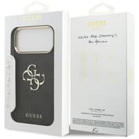 iPhone 17 Pro Max - Metal Logo Gold Case, Black GUHCP17X4GMGCGR – Bild 8