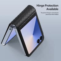 Samsung Galaxy Z Flip 7 - Serie Dux Ducis Bril, Nero – Bild 4