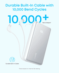 Anker - Zolo Portable Powerbank, 22.5W, 20000mAh, USB-C, schwarz – Bild 4
