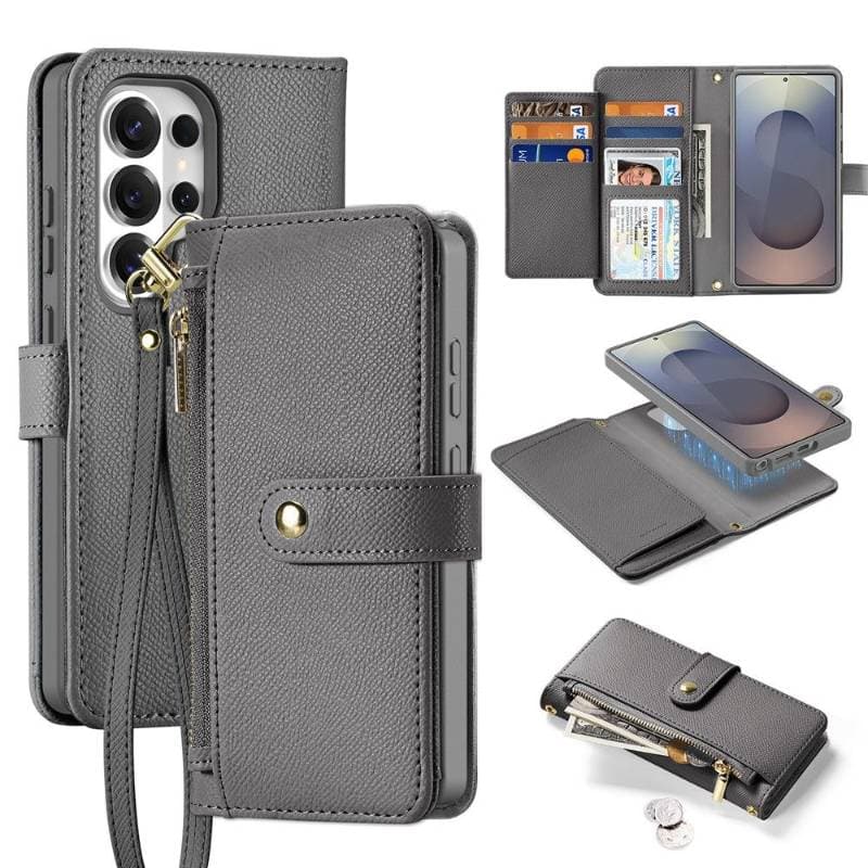 Samsung Galaxy S26 Plus - Étui Dux Ducis Lawa Premium gris