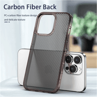 iPhone 13 Pro - Acryl Carbon-Style Hülle schwarz – Bild 2