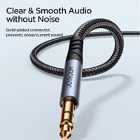Joyroom - SY-A07 Audio transfer series AUX cable (Type-C to 3.5mm, 1.2m), black – Bild 8