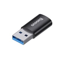 Baseus - Ingenuity Serie - Mini OTG Adapter USB 3.1 auf Typ-C, Schwarz (ZJJQ000101) – Bild 1