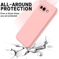 Google Pixel 9a- Silikonhülle pink – Bild 6
