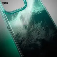 iPhone 16 Pro - Custodia Aurora Gradient Northern Lights, verde scuro – Bild 2