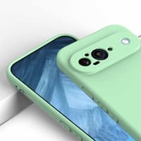 Google Pixel 9 - Silicone protective case, green – Bild 3