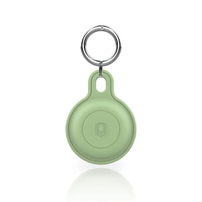 AirTag Keychain - RPD Silicone Case with Shield Emblem, Green