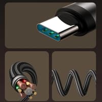 Joyroom 90° Câble de recharge rapide Type-C vers Lightning (S-A56), 1.2m, noir – Bild 4