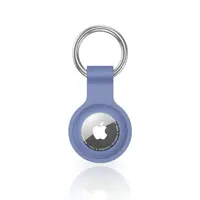 Étui de protection AirTag - RPD Housse en silicone souple avec anneau porte-clés, Lilas – Bild 1