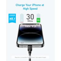 Anker 310 braided cable - USB-C to Lightning - 1.8M - Black – Bild 5