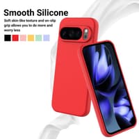 Google Pixel 10 Pro XL - Silikon Schutzhülle, Rot – Bild 5
