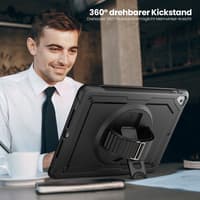 iPad 10.2" (iPad 7/8/9) - RPD - HEX-S FE, Rugged TPU Case with Handstrap, black – Bild 5