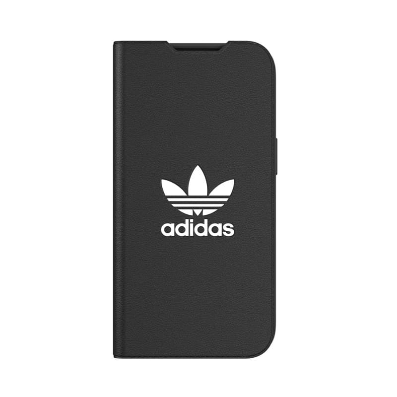 Apple iPhone 13 Pro - Adidas OR Trefoil Booklet Case PU, Schwarz-Weiss – 3