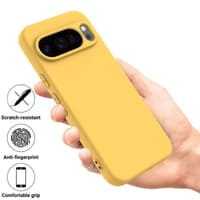 Google Pixel 10 Pro XL - Silikon Schutzhülle, Gelb – Bild 4