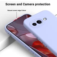 Google Pixel 9a custodia in silicone viola – Bild 6