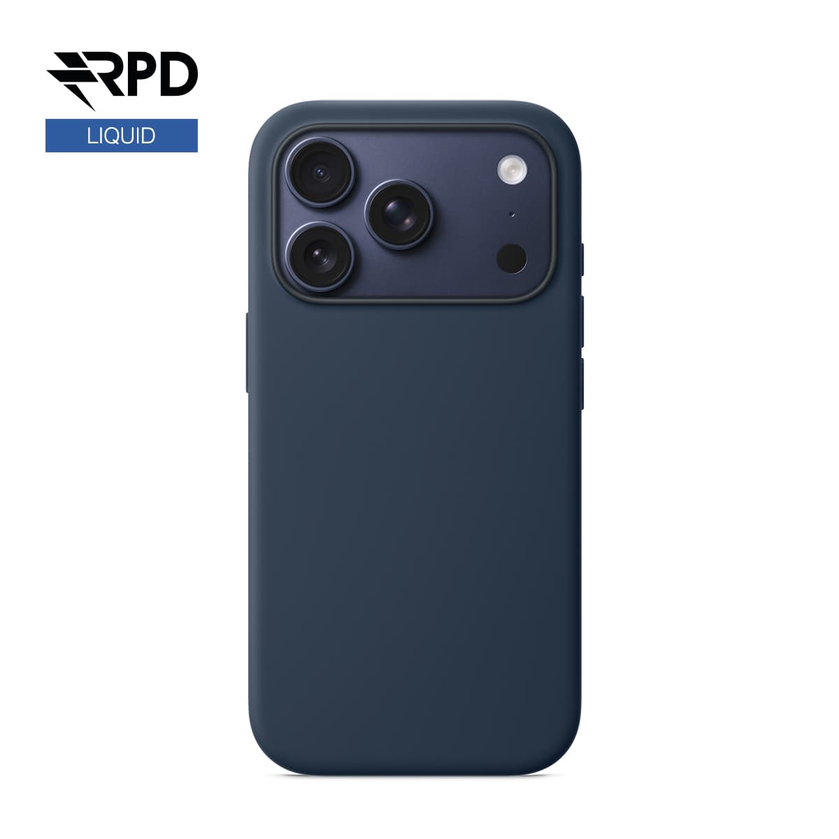 iPhone 17 Pro - Silicone Case Mitternachtsblau, liquid (Magsafe-Version)