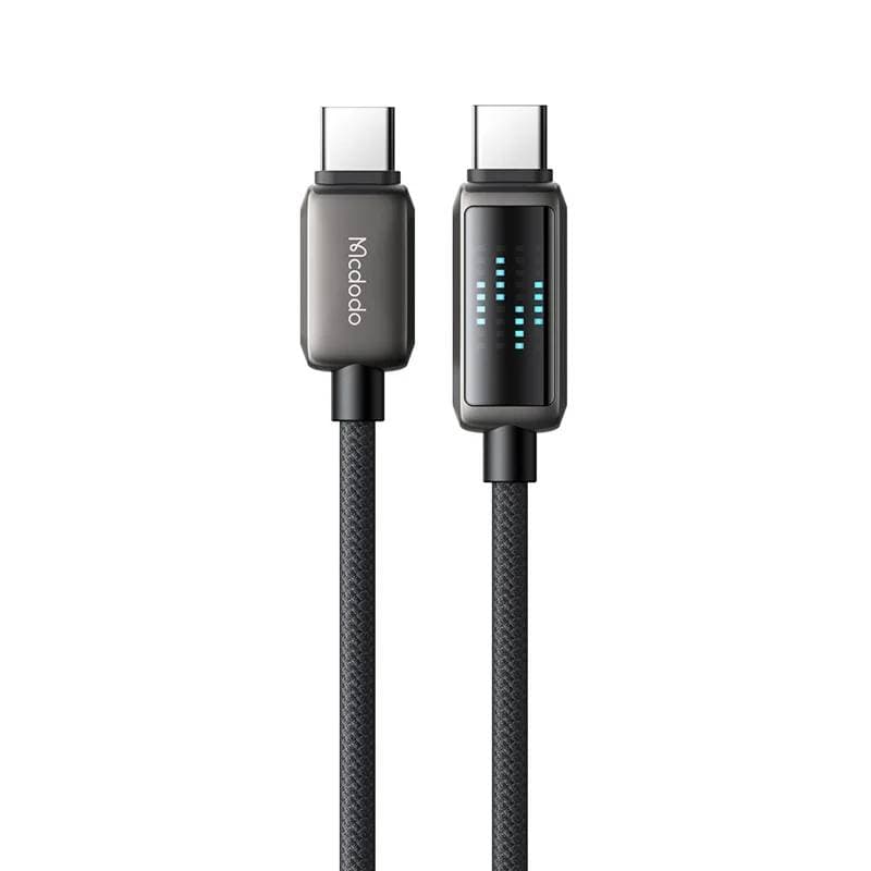 McDodo - 100W Type-C to Type-C, Charging Speed Visible Cable, 1.2m, Black