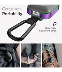 Raptic - Airpods 1.Gen/2.Gen Defense Outdoor Etui, iridesent – Bild 5