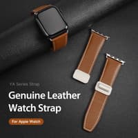 Apple Watch - DUX Gadget Series genuine leather wrist strap (42mm-49mm), YA version, brown – Bild 5