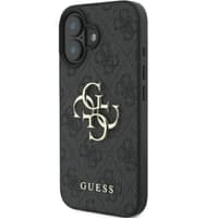 iPhone 16 - Guess Metal Logo Case Black – Bild 3