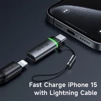 McDodo - USB-C to Lightning Adapter, 60W, Auto Power Off , Black – Bild 3