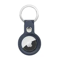AirTag Keychain - RPD Faux Leather Case, Dark Blue – Bild 1