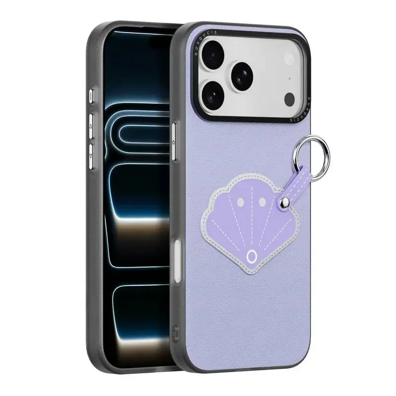 iPhone 17 Pro - Dux Ducis - Luvy Series, Love Edition (Meermuschel), violett