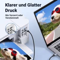 Ugreen – USB-A auf USB-B 2.0 Druckerkabel – Alugehäuse 1 m (US369 / 80801), schwarz/grau – Bild 6