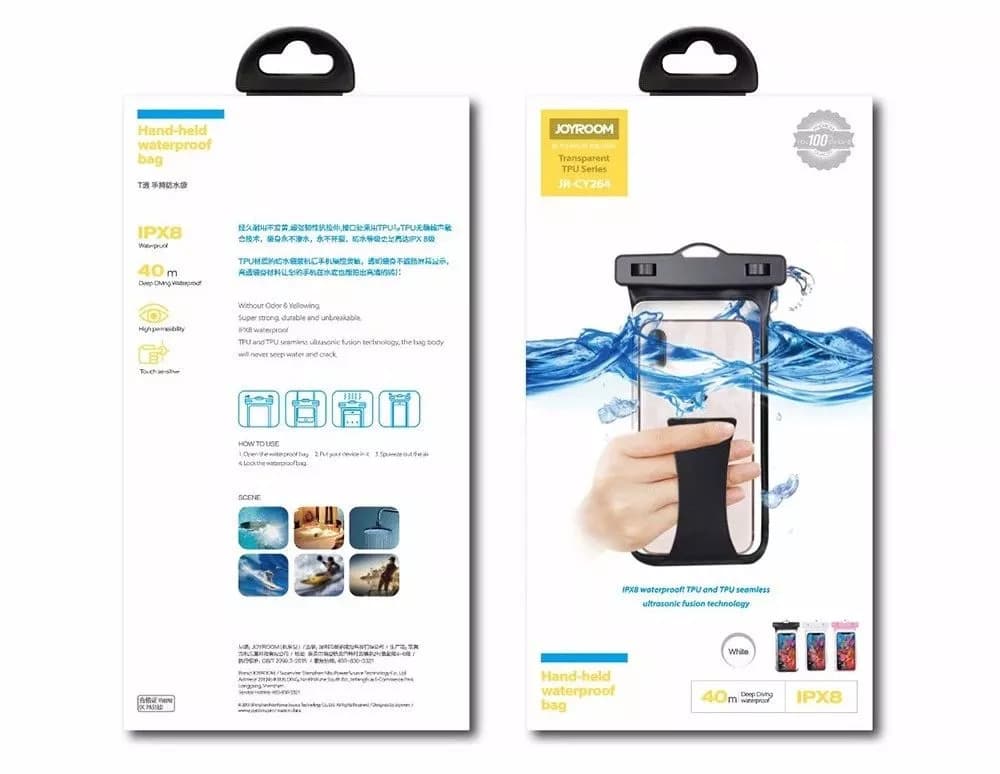 Joyroom Transparent Waterproof bag - JR-CY264