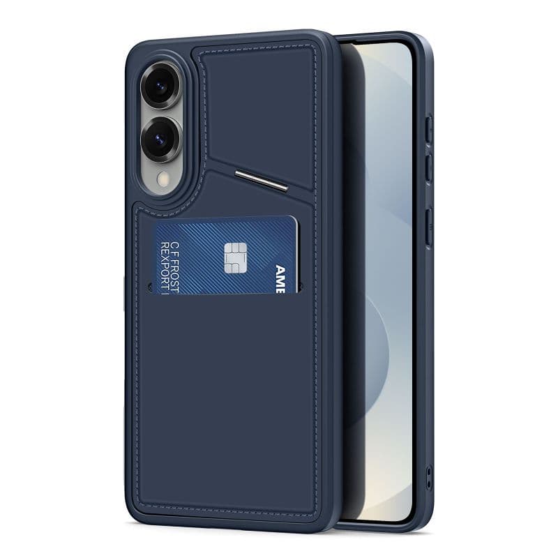 Dux Ducis - Galaxy S25 Edge - Rafi II Magnetische Hülle mit Kickstand & Kartenfächern, Blau – 4