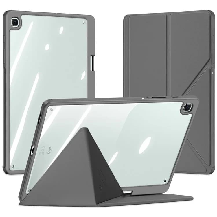 Samsung Galaxy Tab S6 Lite (2020/2022/2024) - Dux Ducis Magi Series, étui à rabat relevable, gris